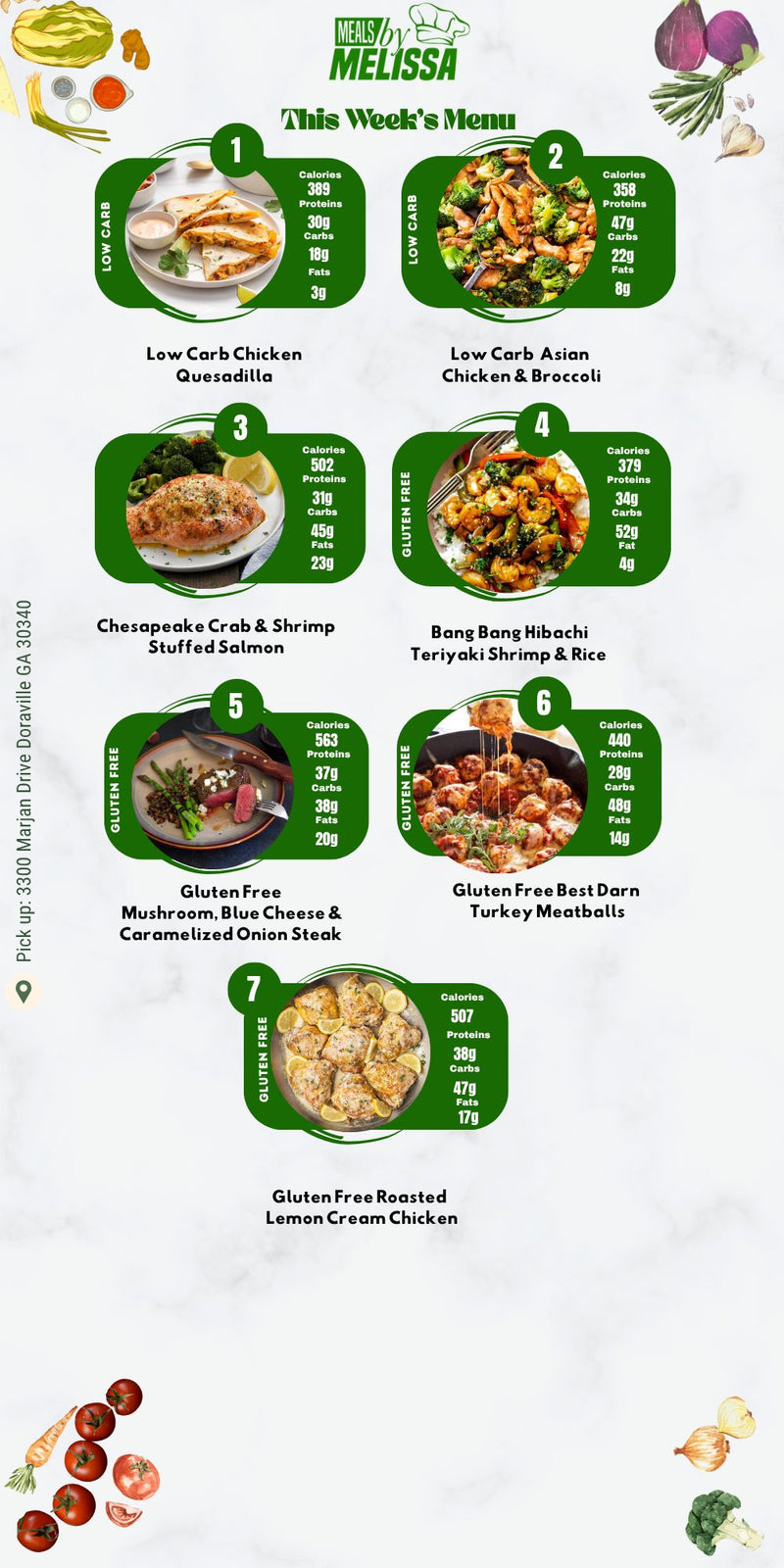 16 Meal Weekly Plan