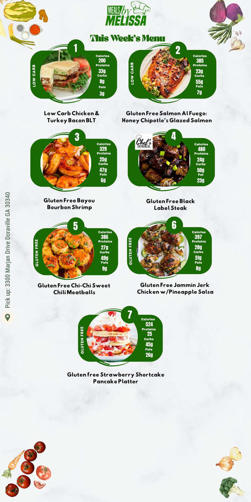 7 Meal Weekly Plan