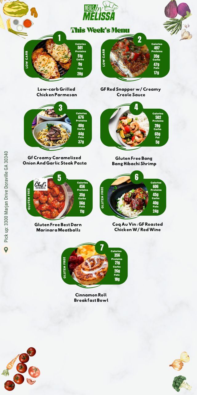 20 Meal Weekly Plan